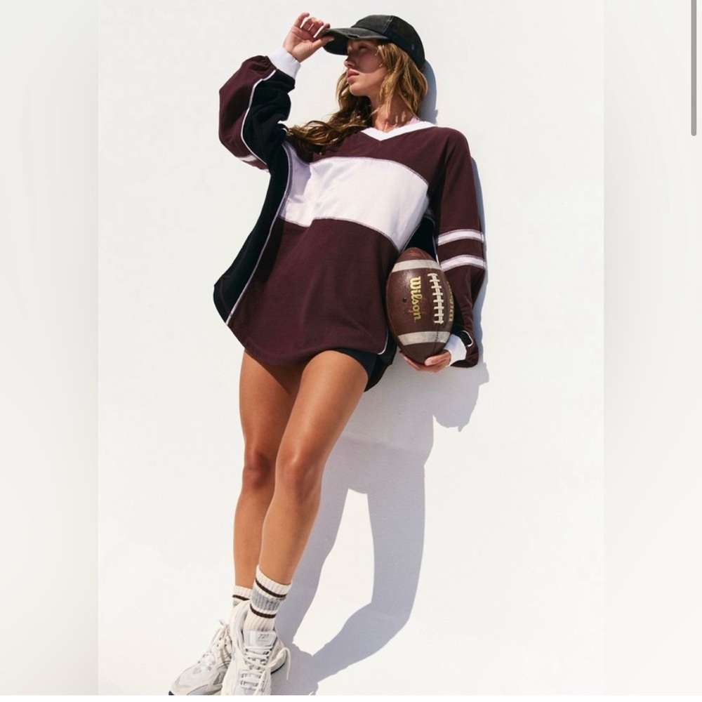 NWT FP Movement Rugby Ready Layer- Espresso Combo- XS